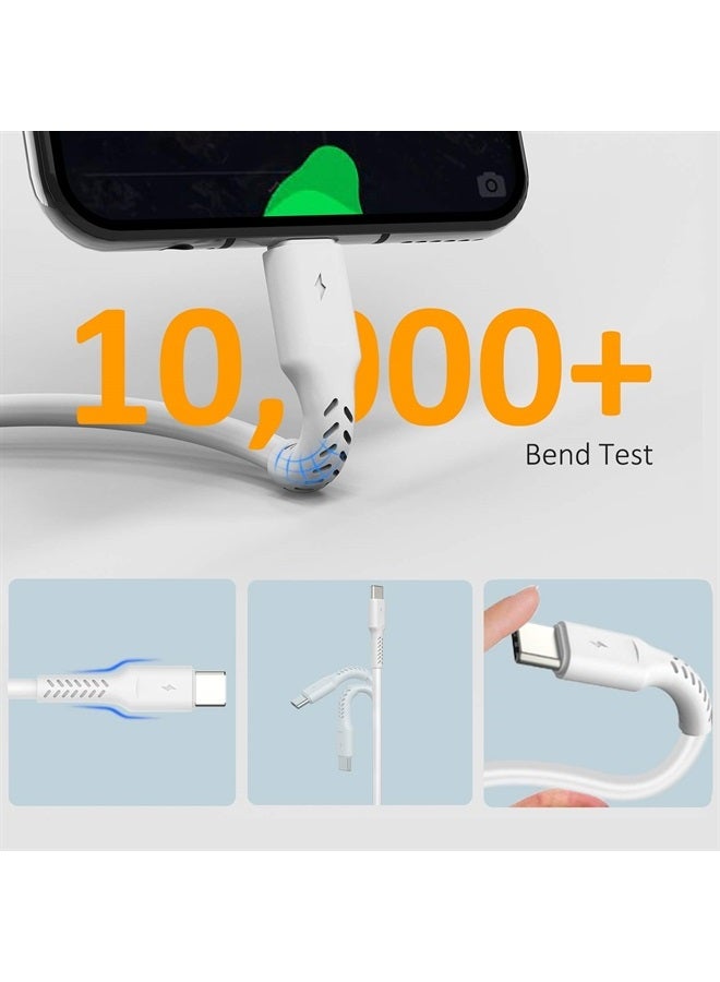 Umefly Short USB C Charging Cable 1ft, 5 Pack Durable USB A to USB Type C 3A Fast Charging Cord for Charging Station, Compatible with Samsung Galaxy Note S10 S20 S30 OnePlus 7T 8T Pixel 4 5 LG V30 V20 V40  - Image 3