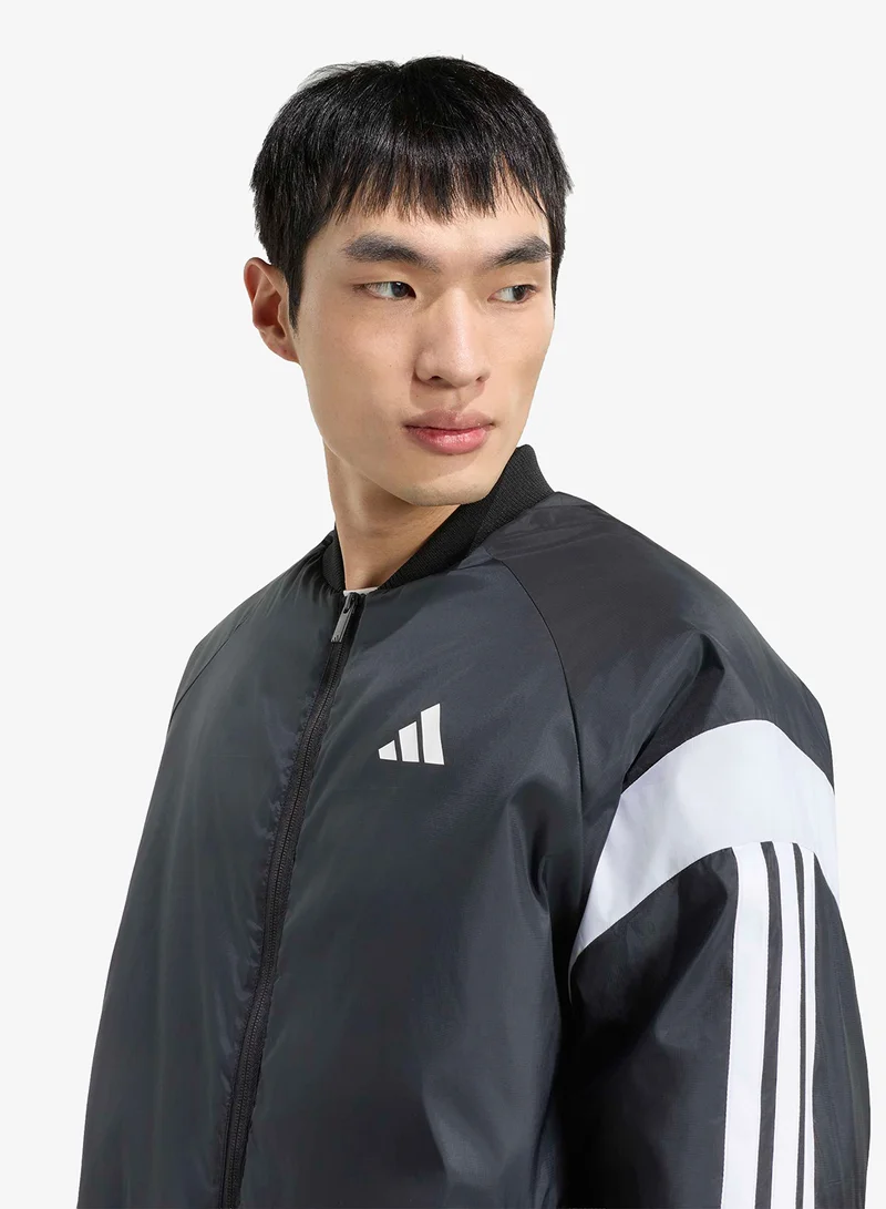Adidas BLACK/WHITE Tiro Bomber Jacket for Men | Best Price UAE