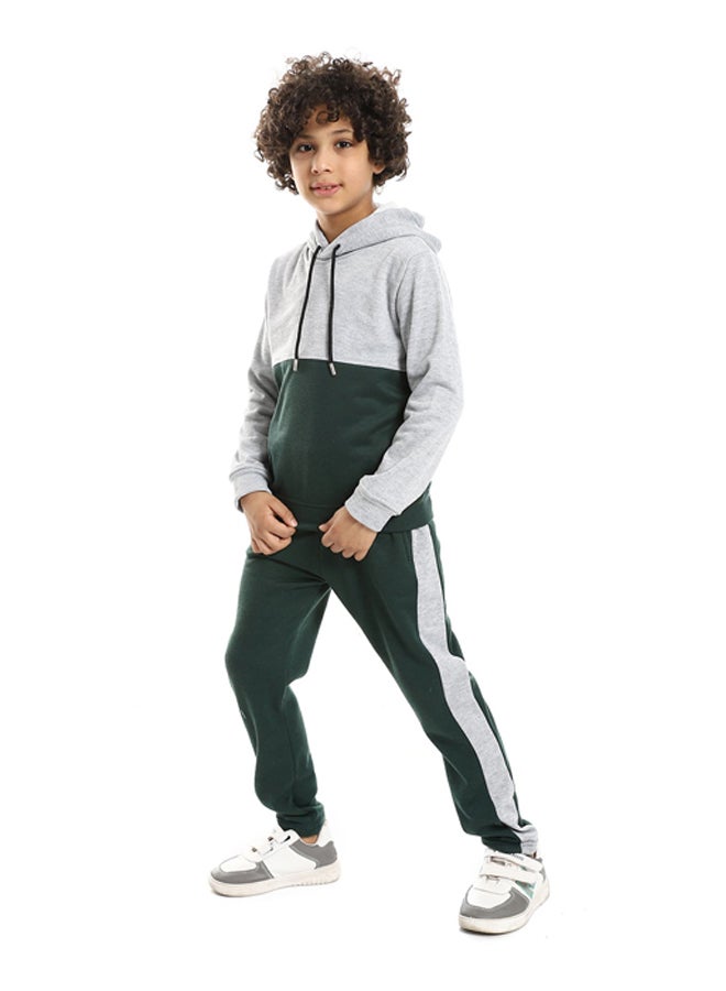 Andora Long Sleeves Hooded Boys Pajama Set - Image 1