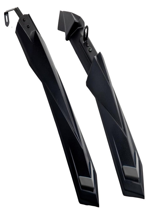 Dark Horse® Bicycle MX2 Fender Set with Metal Clip, Suitable for 24" & 26" Inch Cycle, Compatible with IBC (Intergrated Built Carrier Cycles) Cycles, New Mudguard for Cycles (Grey) - Image 1