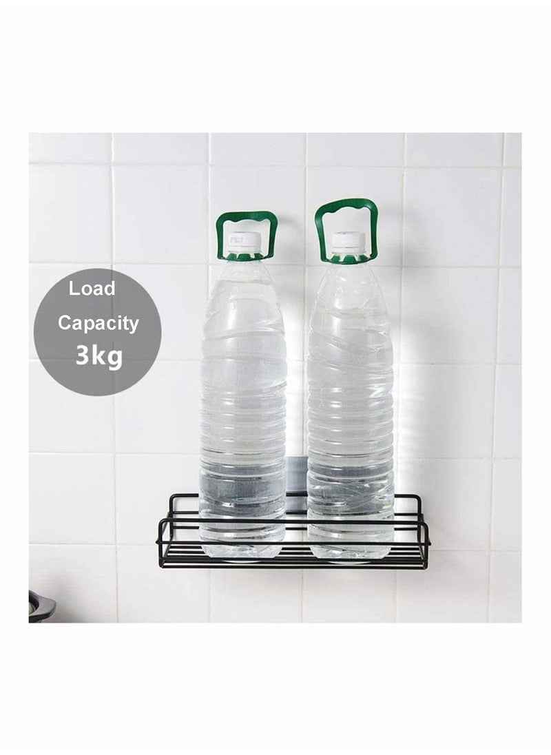 Y&D Bathroom Shower Shelf  Organizer   Seamless Stickers Shelf Stainless Steel Wall Rack for Dorm Toilet Bath and Kitchen 2 Pack Mounted No Drilling  - Image 4