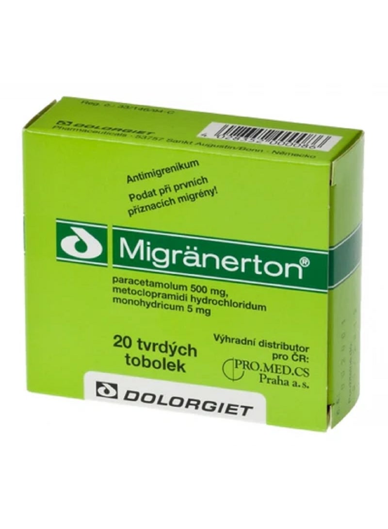 general قبعة ميجرانيرتون 20 حبة