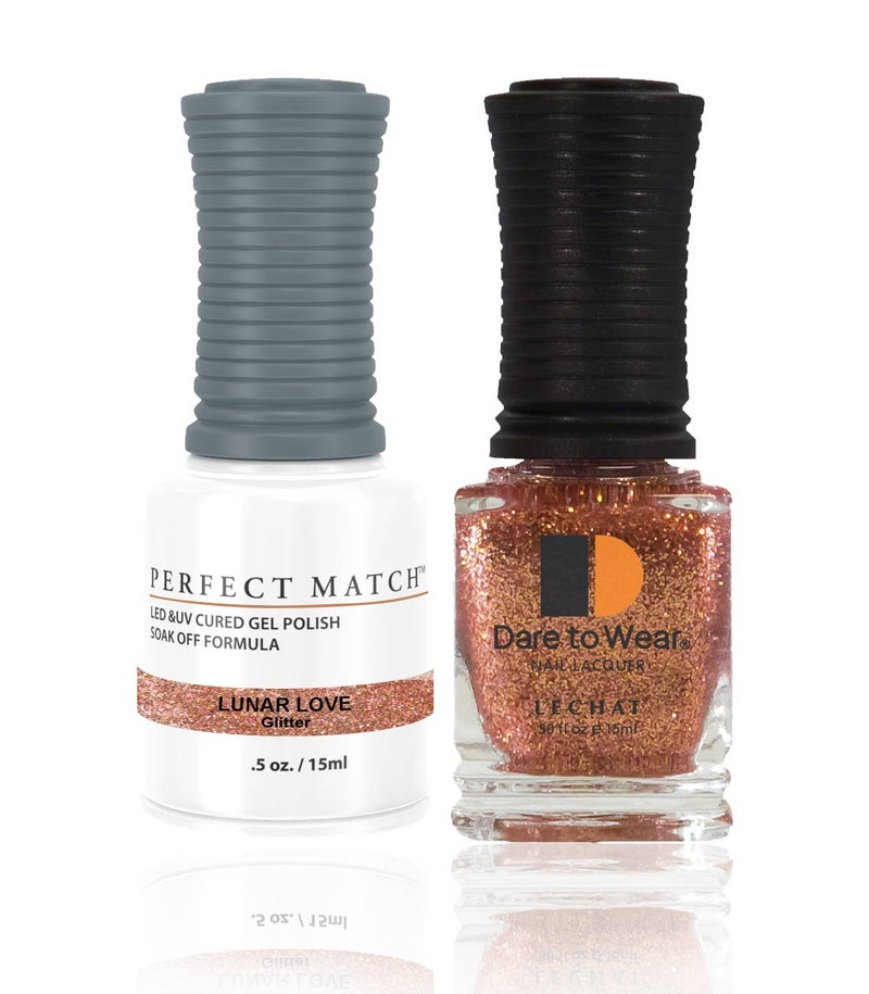Lechat Perfect Match Gel Nail Polish 15ml Soak Off Long Lasting High Shine UV LED Gel Non Toxic Easy Application Wide Color Range for Manicure and Pedicure  Lunar Love PMS217