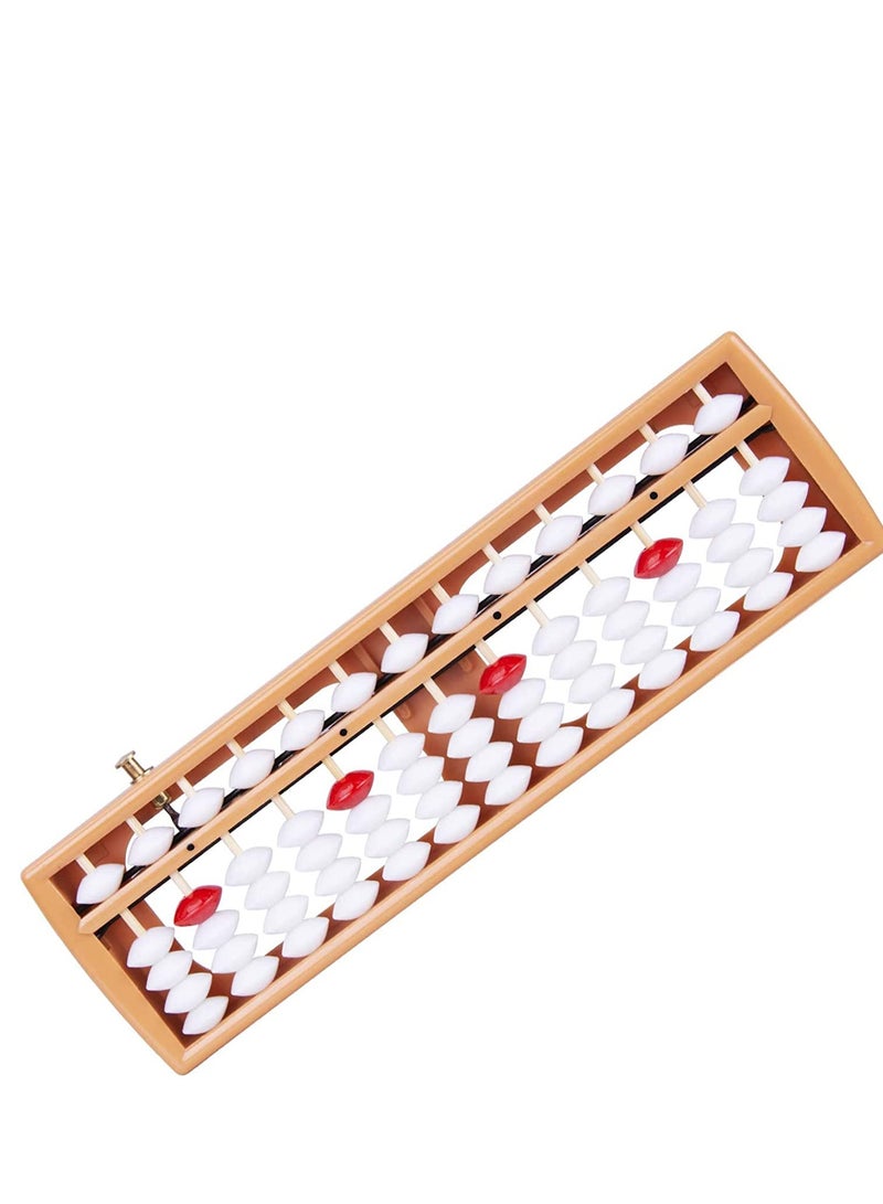 Barakah Soroban, Plastic Abacus with 13 Rows, Chinese Calculator, Counting Tool with Reset Button - Image 1