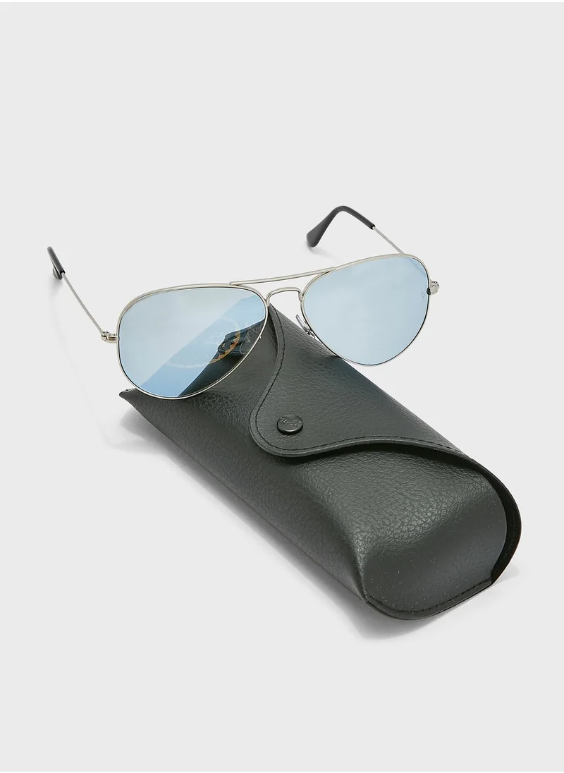 Ray-Ban 0Rb3025 Aviator Large Metal Sunglasses