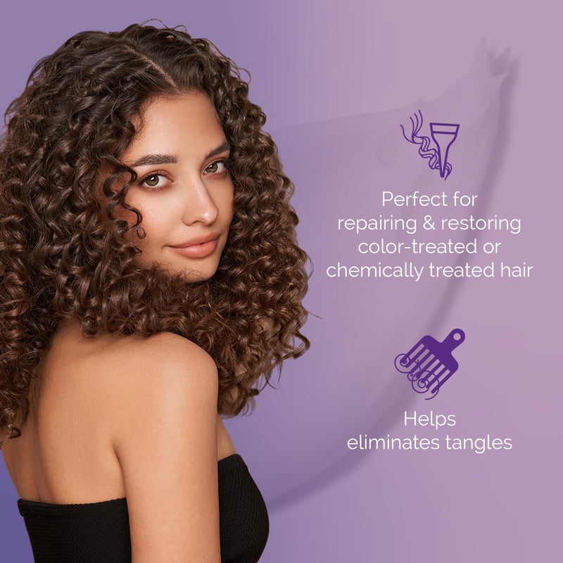 Curl Keeper Silk Conditioner for Curly Hair, 12 Fl Oz - Deep Moisturizing & Cleansing Daily Hair Conditioner with Silk Amino Acids for All Curl Types - Water Based Conditioner for Men & Women - Image 3