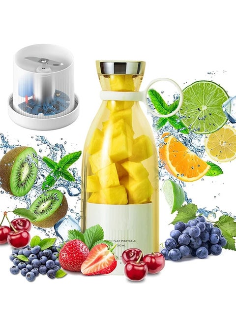 420ml wireless charging fresh juice bottle portable mini mixer blender smoothie maker rechargeable usb blender cup juicer