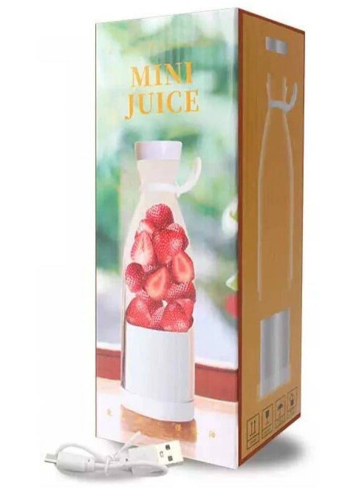 DubaiGallery - 420ml wireless charging fresh juice bottle portable mini mixer blender smoothie maker rechargeable usb blender cup juicer - Image 1