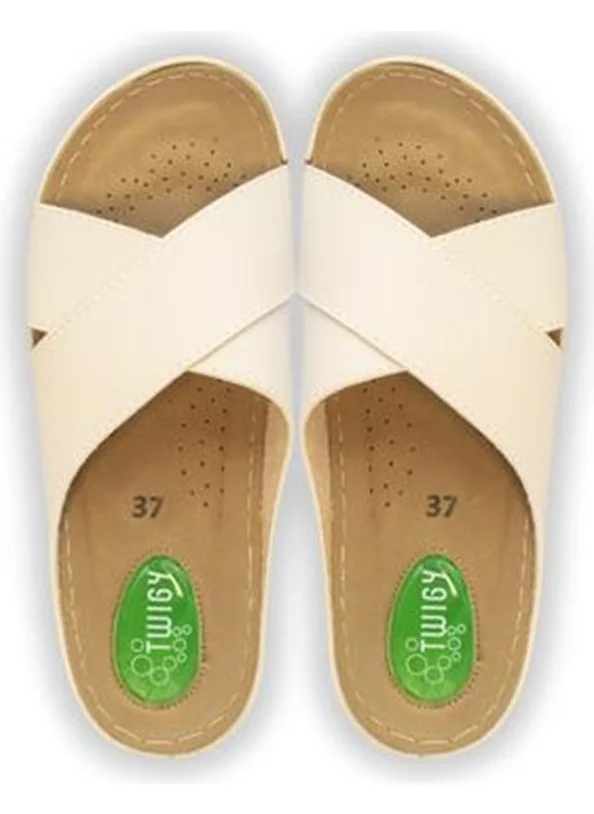 Twigy Tw Sena Beige Women's SLIPPERS-ZZ0778