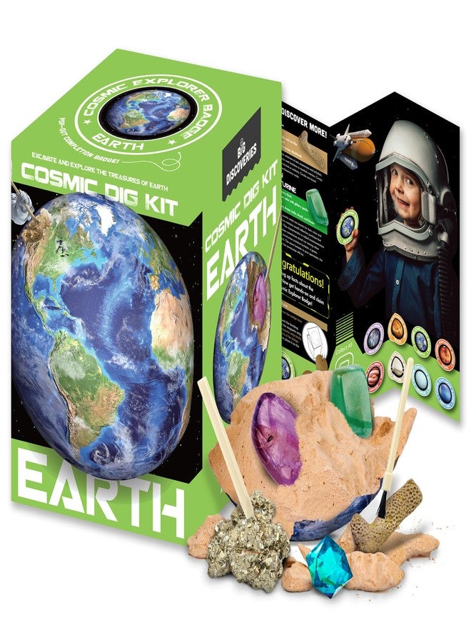 Big Discoveries Cosmic Dig Kit by Big Discoveries - Explore the Planets of the Solar System with Gem & Fossil Excavation Kits for Kids | STEM Toy Science Dig Kits with Gemstones for Boys and Girls - Image 1
