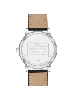 COACH Women's Analog Round Shape Leather Wrist Watch 14503847 - 36 Mm  - Image 2