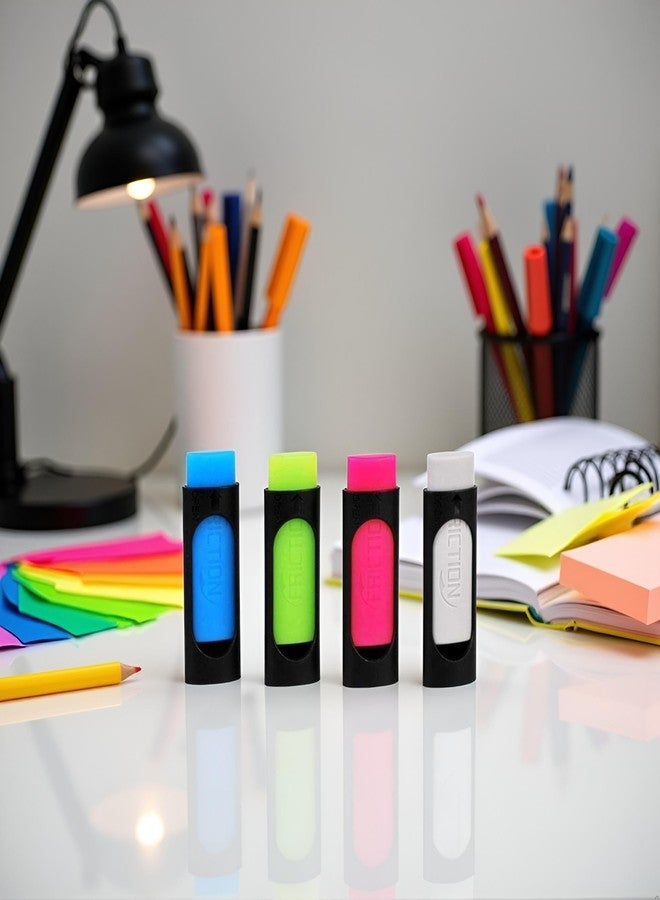 GANPUB Ink Rubber for Erasable Pen Stationery Office School Supply Gift Random Eraser Dedicated Pen for Gel Color C4O5 Erasers - Image 2