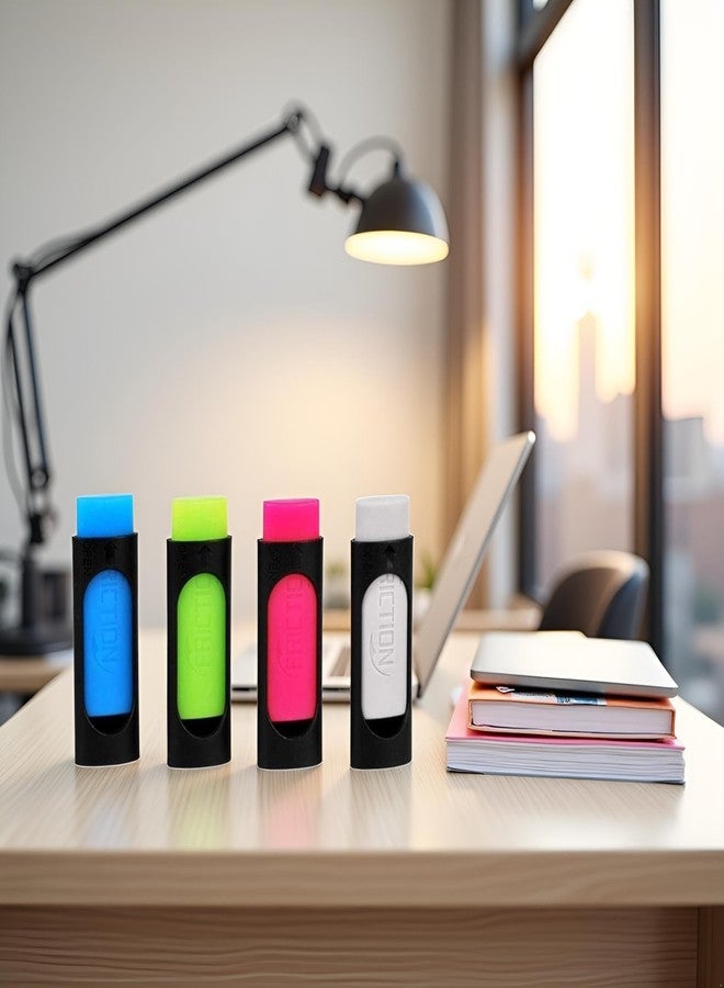 GANPUB Ink Rubber for Erasable Pen Stationery Office School Supply Gift Random Eraser Dedicated Pen for Gel Color C4O5 Erasers - Image 3
