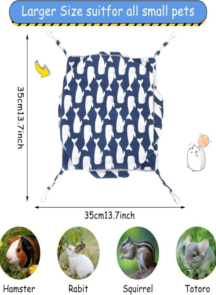 Oasisgalore Pet Hammocks Warm Triple Hammocks Hanging Sleeping Bags 3 Tier Pet Supplies Hamsters Gammocks Cage Accessories  - Image 2