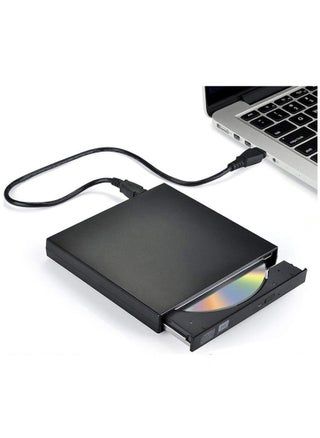 External CD DVD Drive, USB 2.0 Slim Protable External CD-RW Drive DVD-RW Burner Writer Player for Laptop Notebook PC Desktop Computer, Black - pzsku/Z08244156ED990C4A581BZ/45/_/1742362748/7651010c-66bc-4163-9488-334e3f1eeefa