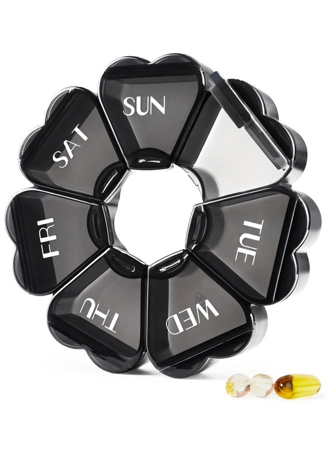 Large Pill Organizer 7 Day, for Vitamin, Gummy, Medication, Supplement - Image 1