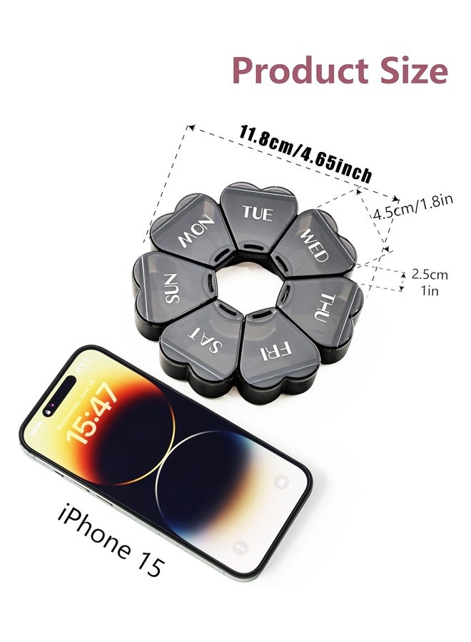 Large Pill Organizer 7 Day, for Vitamin, Gummy, Medication, Supplement - Image 2