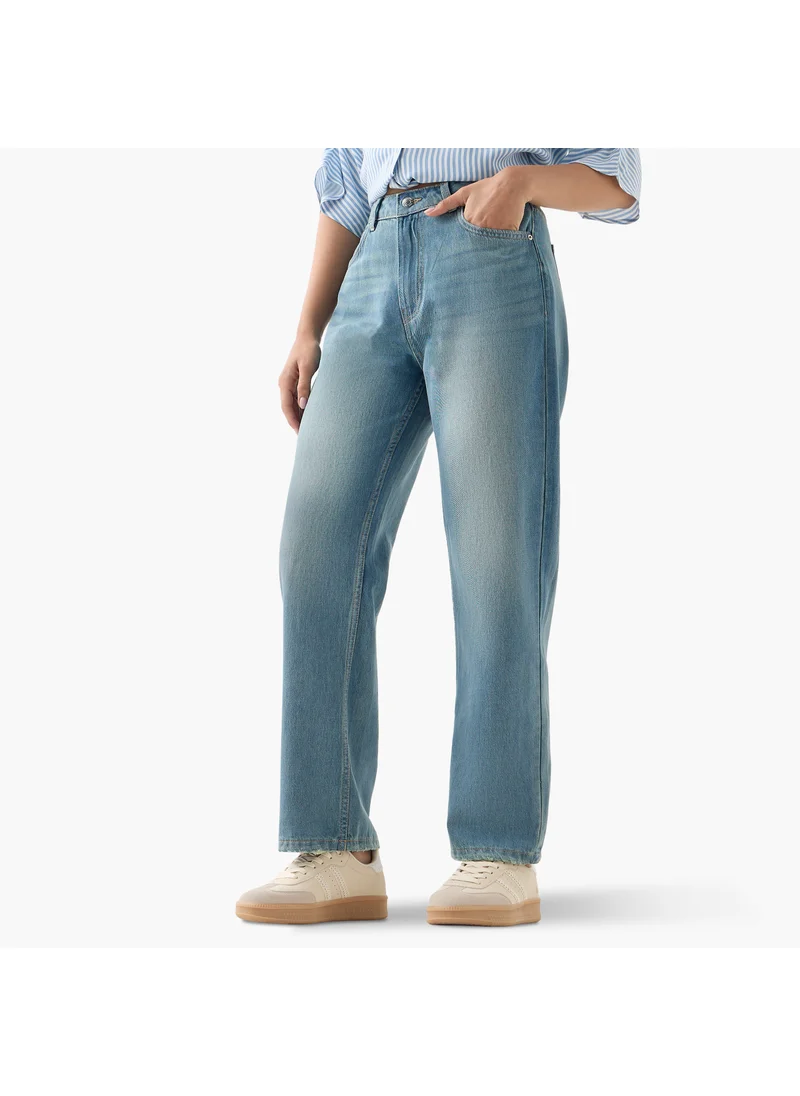 Lee Cooper Lee Cooper Straight Cut Jeans with Pockets