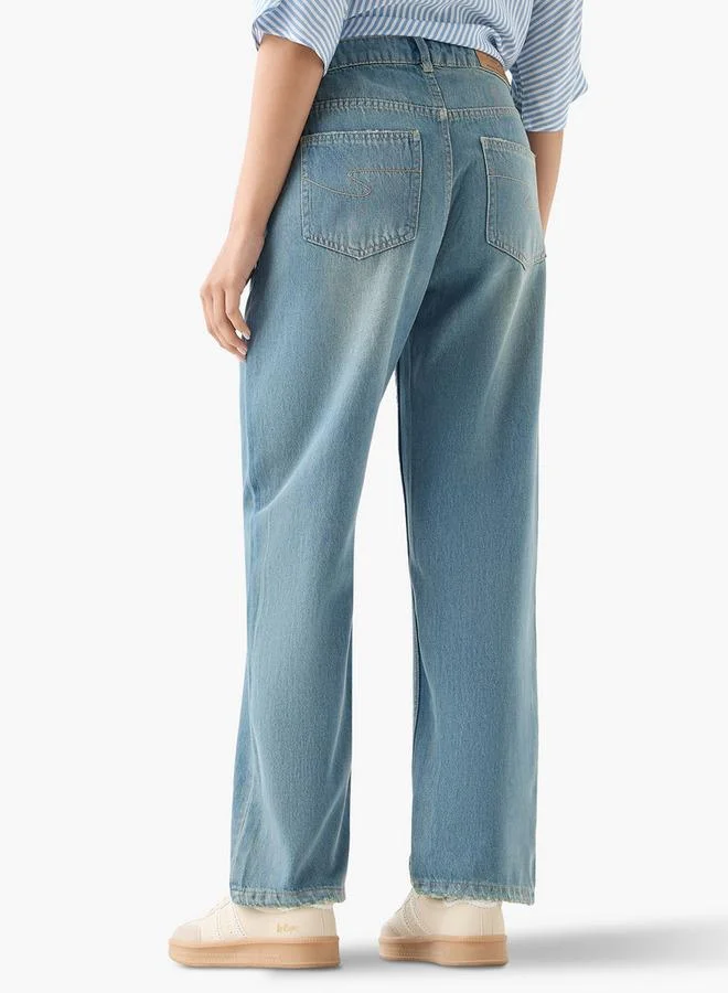 Lee Cooper Lee Cooper Straight Cut Jeans with Pockets