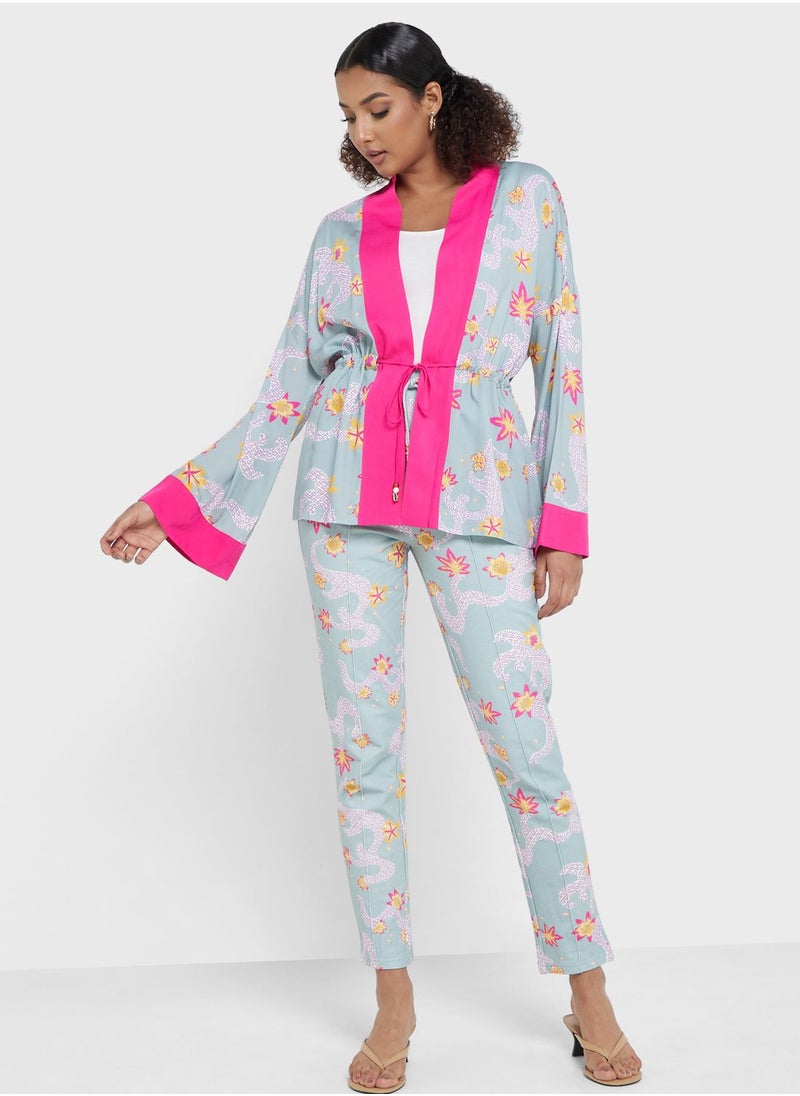 Desert Cove Floral Printed Kimoni  - Image 4