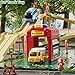 KIZONLY Puzzle Racer Kids Car Track Set 4Tier Race Tracks for Kids Ages 35 with 3 Cars Traffic Parts Trucks for Toddlers 24 Years Floor Puzzle Tracks Car Gift for Boys Girls 3 4 5 Year Old - Image 4
