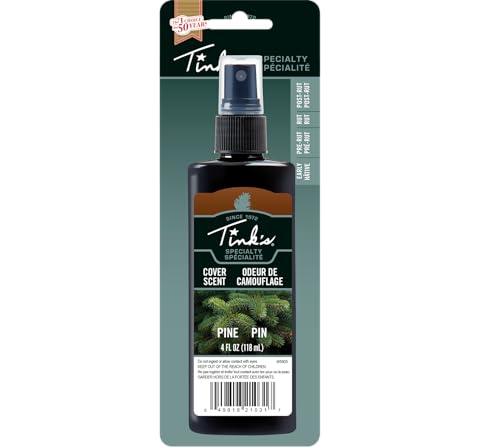Tink's Pine Power Cover Natural Odor Eliminator and Human Scent Blocker, Easy Application for Hunting Gear, Clothes, or Boots, 4 Oz Spray Bottle, - Image 2