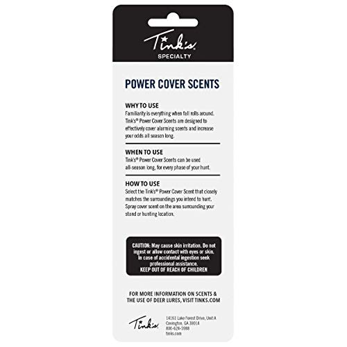 Tink's Pine Power Cover Natural Odor Eliminator and Human Scent Blocker, Easy Application for Hunting Gear, Clothes, or Boots, 4 Oz Spray Bottle, - Image 3