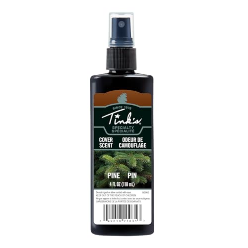 Tink's Pine Power Cover Natural Odor Eliminator and Human Scent Blocker, Easy Application for Hunting Gear, Clothes, or Boots, 4 Oz Spray Bottle, - Image 5
