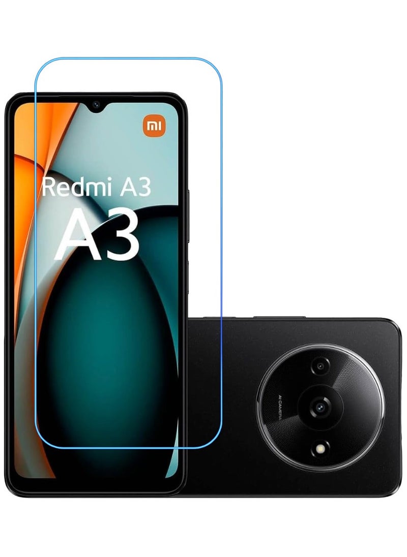 ACLIX Antistatic ESD Dustproof Premium Quality High Definition Clear Tempered Glass Screen Protector Designed For Xiaomi Redmi A3 - Image 1