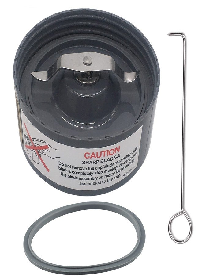 WuYan Replacement Blender Flat Blade milling Blade with gasket Replacement Parts & Accessories, Compatible with Nutribullet 600w & Pro 900w Series Blenders Mixer NB-101S NB-101B NB-201 Model - Image 1