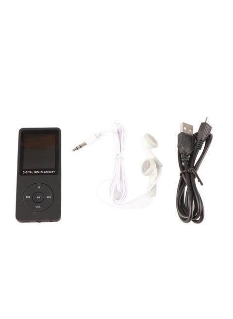 Portable Color TFT Screen HiFi Music Player MP4 Sports MP4 Music Player USB2.0 Black