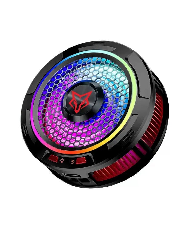 Sarafox Sarafox X9 PRO Magnetic Cooling Fan with RGB Light for Tablets and Mobile Phones High Power 36W Upgraded Design Lightweight Design Strong Heat Dissipation Three Seconds to Cool Large Area Cooling  - Image 1