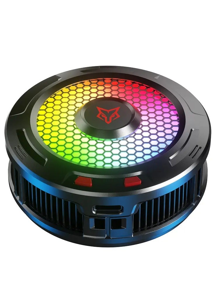 Sarafox Sarafox X9 PRO Magnetic Cooling Fan with RGB Light for Tablets and Mobile Phones High Power 36W Upgraded Design Lightweight Design Strong Heat Dissipation Three Seconds to Cool Large Area Cooling  - Image 3