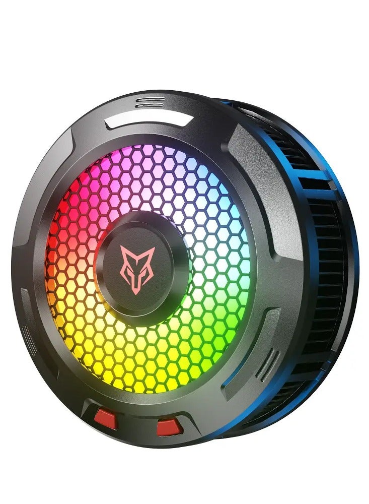 Sarafox Sarafox X9 PRO Magnetic Cooling Fan with RGB Light for Tablets and Mobile Phones High Power 36W Upgraded Design Lightweight Design Strong Heat Dissipation Three Seconds to Cool Large Area Cooling  - Image 2