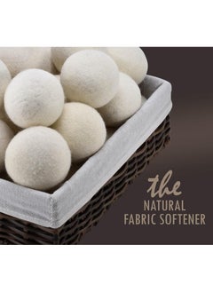 Handy Laundry Wool Dryer Balls - Natural Fabric Softener, Reusable, Reduces Clothing Wrinkles and Saves Drying Time. The Large Dryer Ball is a Better Alternative to Plastic Balls and Liquid Softener. (Pack of 6)  - Image 5