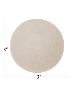 Handy Laundry Wool Dryer Balls - Natural Fabric Softener, Reusable, Reduces Clothing Wrinkles and Saves Drying Time. The Large Dryer Ball is a Better Alternative to Plastic Balls and Liquid Softener. (Pack of 6)  - Image 2