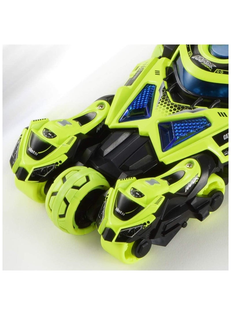 MING YING 66 3-in-1 Pull Back Die-Cast Motorcycle & Race Car Launcher Toy – Catapult Vehicle Set for Kids  - Image 4