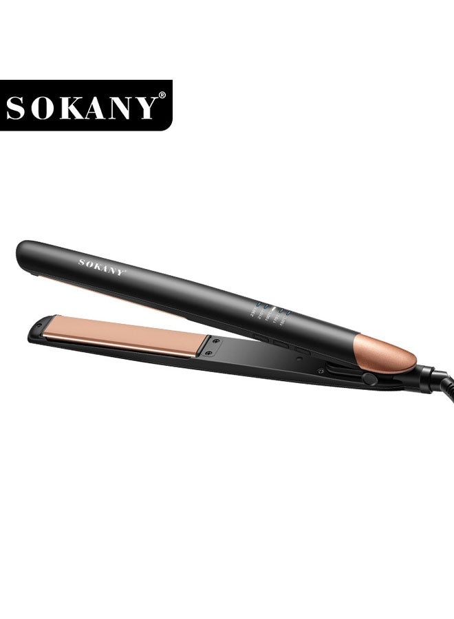 sokany Professional Hair Straightening and Curler 2 in 1 Ceramic Flat Iron with 5 Heat Settings Adjustable Temperature and Heats Up Fast - Image 2