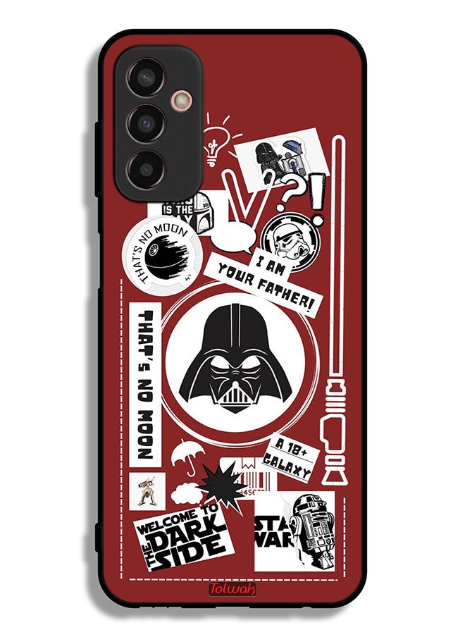 Tolwak - Samsung Galaxy F13 Protective Case Cover Welcome To The Dark Side Sticker - Image 1