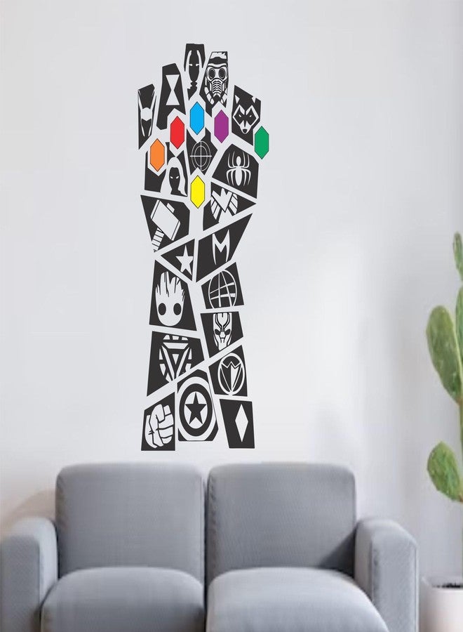 Wall Attraction™ Infinity Gauntlet Thanos Wall Stickers & Murals Size - 40x73cm MD247_S - Image 2