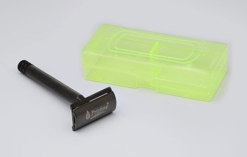 Pristine Shaving Double Edge Safety Razor For Men BLACK PLATING (Close Comb)… - Image 4