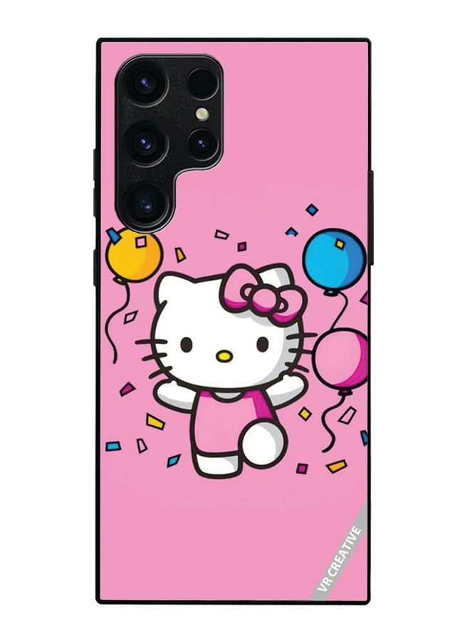 Protective Case Cover For Samsung Galaxy S25 Ultra Hello Kitty Design Multicolour