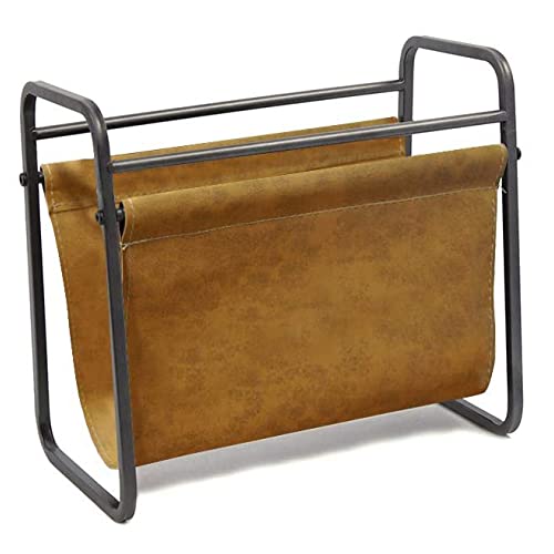 Designstyles Desktop Magazine Holder – Free Standing Floor, Desk and Table Top Storage and Display Stand - Books, Newspapers, Files, Folders – Decorative Design for Home or Office - Image 1