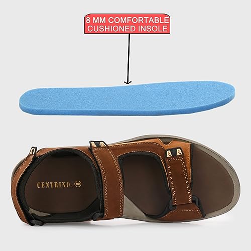 Centrino Mens Sandals 3252-2_Brown_9 - Image 5