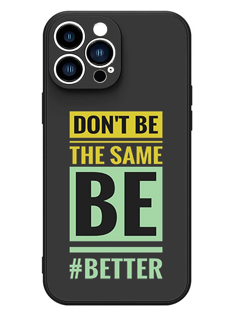 Theodor Protective Slim Fit Case Liquid Silicone Cover with Full Body Protection Anti-Scratch Shockproof Case For iPhone 12 Pro Max Black  - Dont be the same copy - Image 1