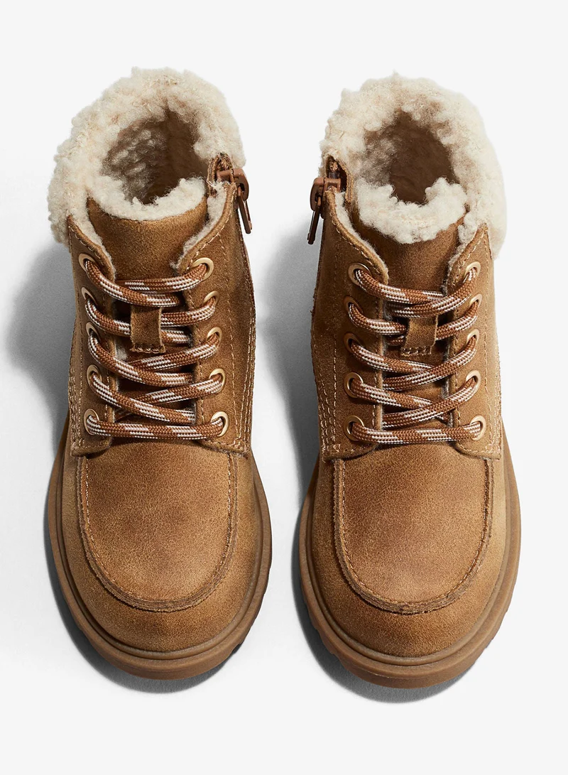 اتش اند ام بووت برباط مبطن ببطانة دافئة