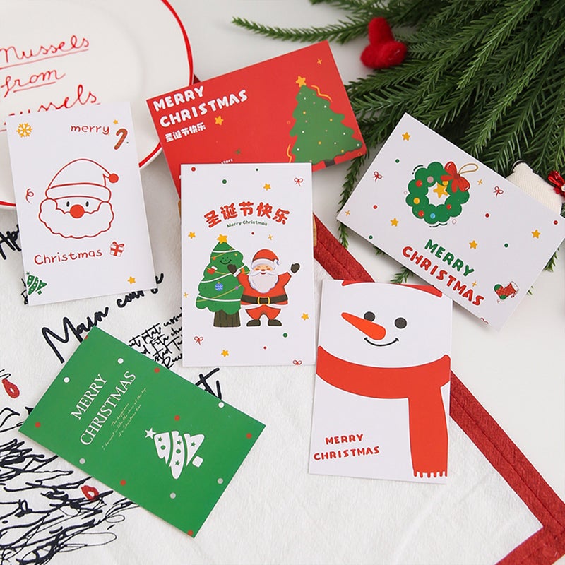 Shangjin [New Christmas Style] Christmas Series Cards Bouquet Gifts Greeting Cards Blessing Message Cards Merry Christmas - Image 2