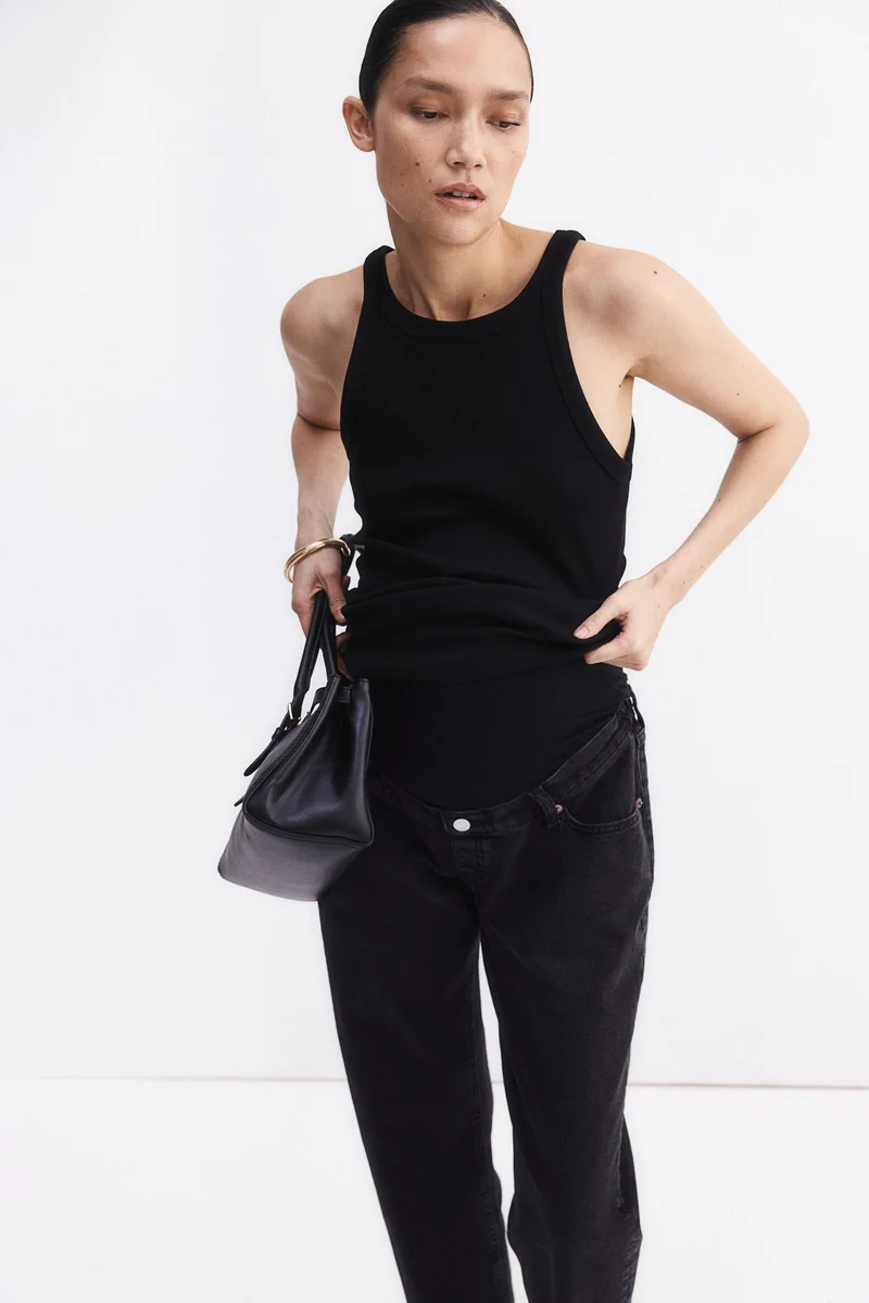 H&M MAMA Tapered jeans