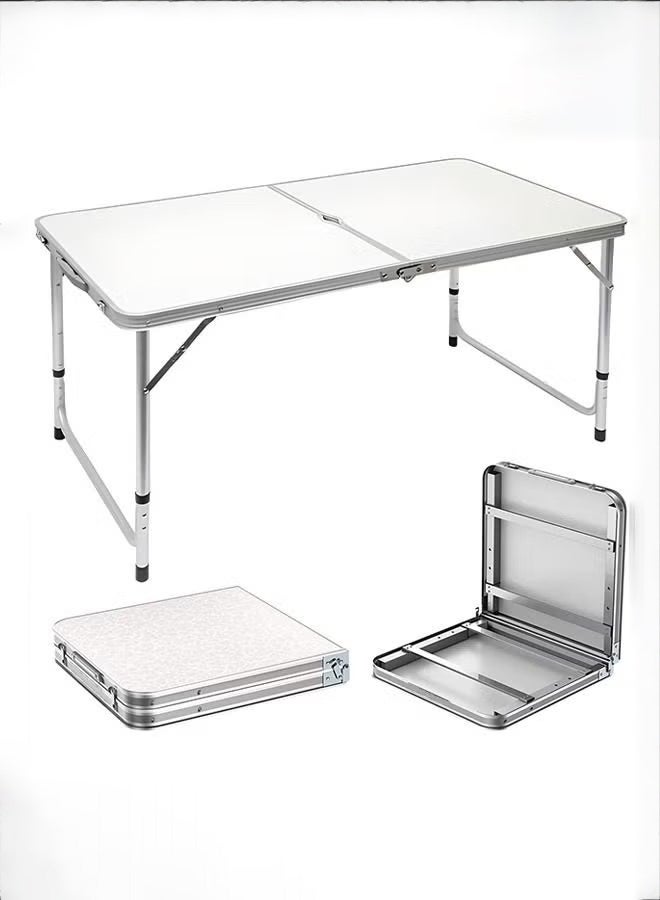 Earss Portable Foldable Adjustable Height Table – Lightweight Folding Desk with Aluminum Alloy Sides, Compact Outdoor & Indoor Table for Home, Kitchen, Camping, Hiking, Beach, Picnic, BBQ, and Garden Parties - Image 1