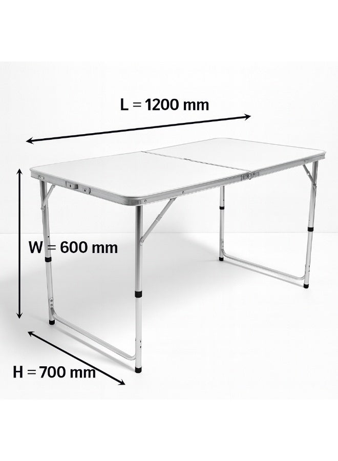 Earss Portable Foldable Adjustable Height Table – Lightweight Folding Desk with Aluminum Alloy Sides, Compact Outdoor & Indoor Table for Home, Kitchen, Camping, Hiking, Beach, Picnic, BBQ, and Garden Parties - Image 5